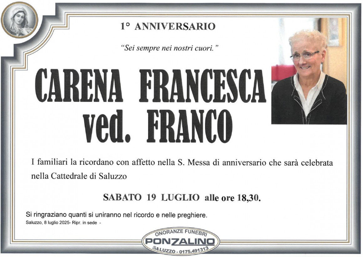 FRANCESCA CARENA