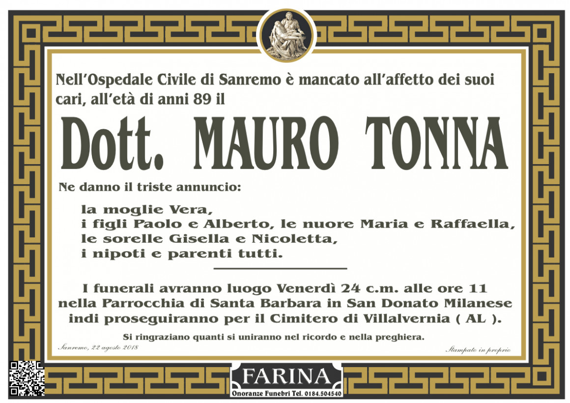 Dott. Mauro Tonna